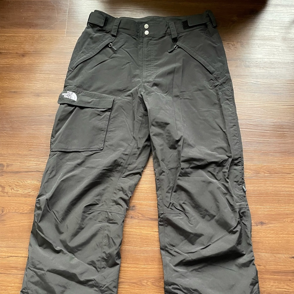 The North Face TNF HyVent Snowboard Ski Snow Pants Men's Black -Large/G